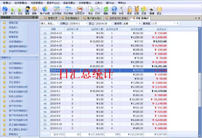 Software de contabilidad financiera v4.32 ingresos y gastos por cobrar y por pagar reembolso de préstamos cajero de gestión de cuentas(图3)